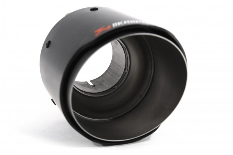 Насадка на глушитель, дизайн AKRAPOVIC EVO карбон, D посадочный 63 мм / D наруж 114 мм AC163114EV