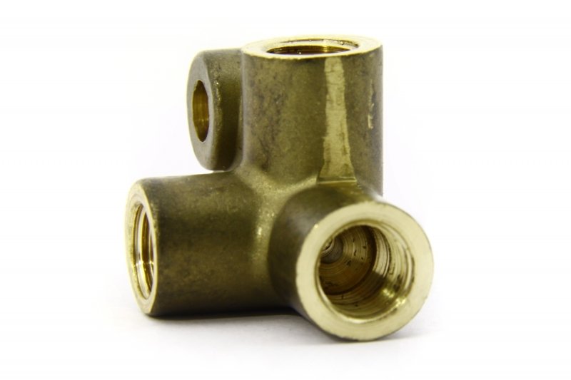 Соединитель четыре входа Goodridge М-М-М-М (M10x4 входа) female прямой конус бронза, 2204-31B