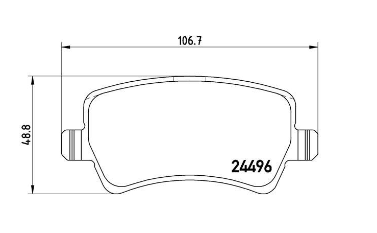 Колодки тормозные HB778B.630 HAWK HPS 5.0; 16mm задние Land Rover Evoque, Freelander MK2