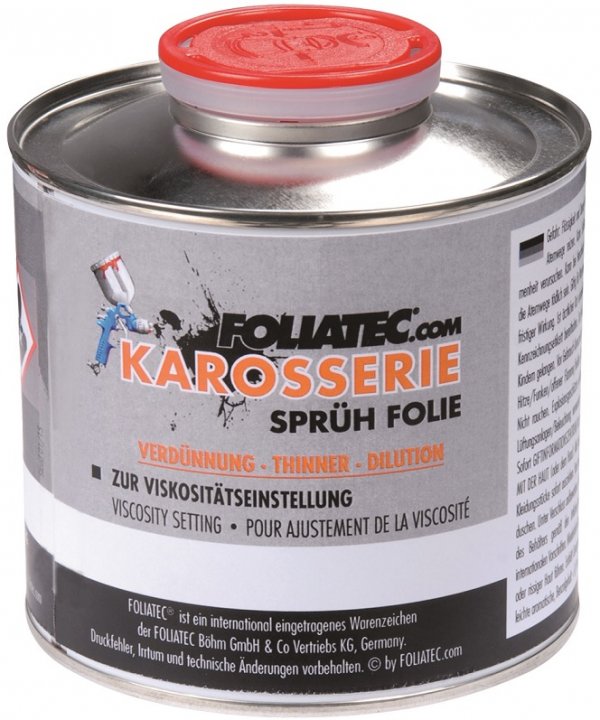 Разбавитель для краски (пленка-спрей) 500ml FOLIATEC 20859