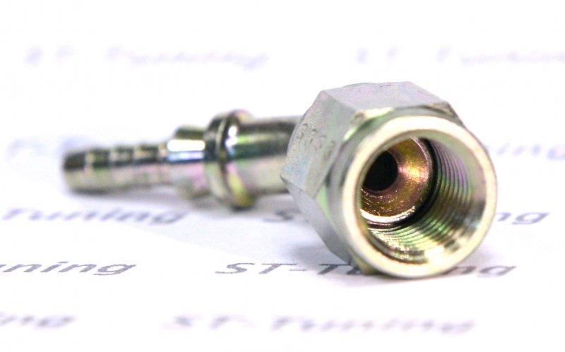 Фитинг мама AN-03 3/8X24 под прямой конус, 45° D-03 сталь, под опрессовку S6046-03Z, Goodridge