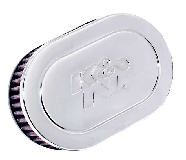 Фильтр нулевого сопротивления универсальный K&N RC-1980   Chrome Filter