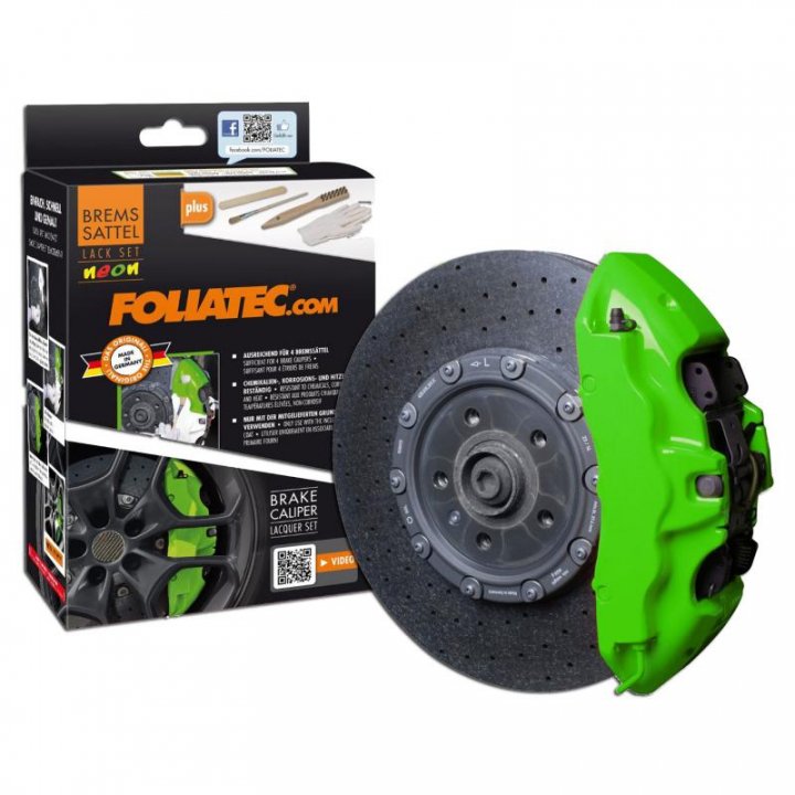 Краска для суппортов FOLIATEC зелёная NEON, трёхкомпонентная (2182)