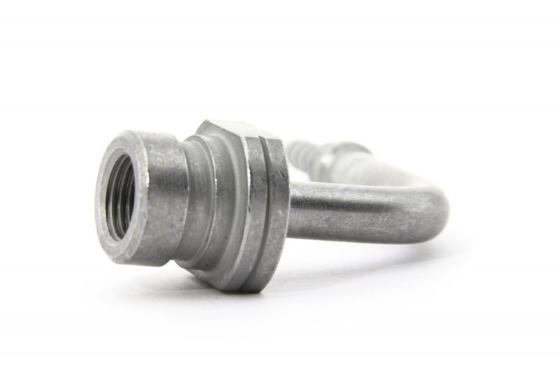 Фитинг мама M10*1 под обратный конус, 90°, под ключ 17mm D-03 сталь, под опрессовку S759-9131Z