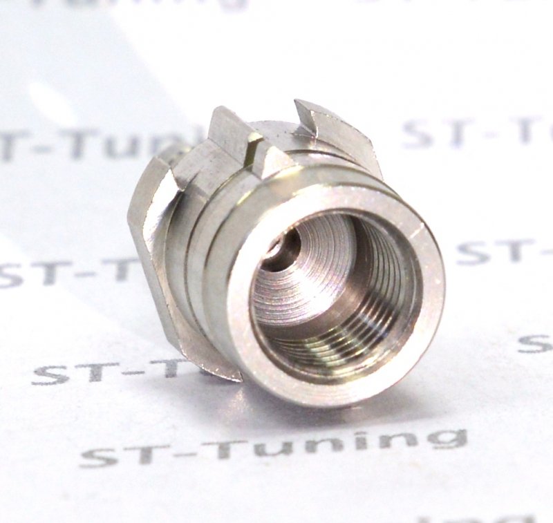 Фитинг мама M10*1 под прямой конус, AUDI D-03 нерж. сталь, под опрессовку S6001-31Z1AU, Goodridge