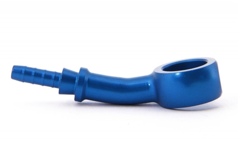 Фитинг banjo d10 mm, 20° D-03 алюминий СИНИЙ, под опрессовку S5093-03D, Goodridge