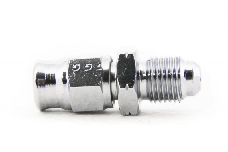 Фитинг папа M10*1 под прямой конус, короткий D-03 хром 445-31CH, Goodridge