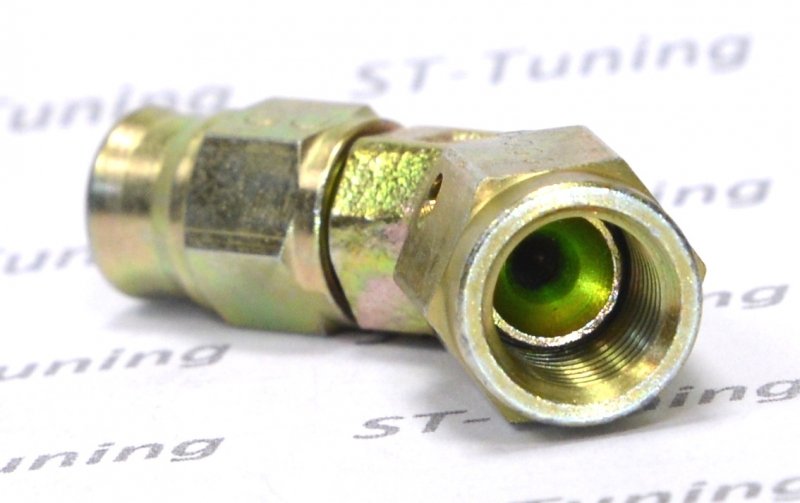 Фитинг мама AN-03 3/8X24 под прямой конус, 45° D-03 сталь 6045-03P, Goodridge