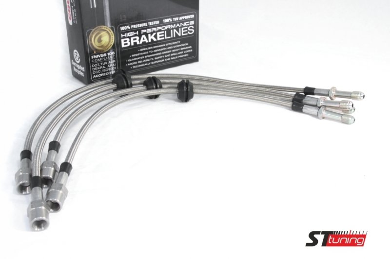 Армированные тормозные шланги Goodridge TAU0790-4P (4 шт.) Audi A4 B8 + A5 1,8 - 3,2 TSI