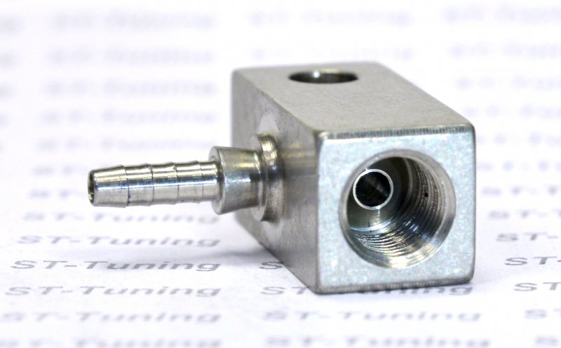 Фитинг Goodridge crimp угловой 90 град. M10x1 D-03 нержавейка, SP-202