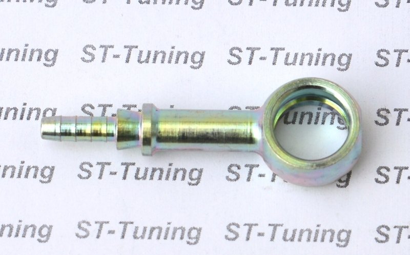 Фитинг banjo d11,5 mm, длинный D-03 сталь, под опрессовку S5092-03-04Z, Goodridge