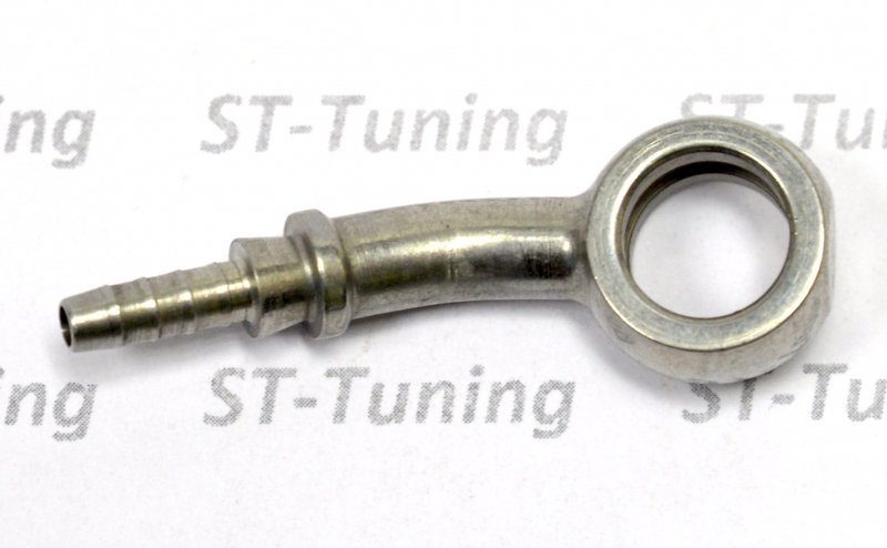 Фитинг banjo d10 mm, 20°, влево D-03 сталь, под опрессовку S5093L-03Z, Goodridge