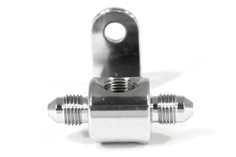 Соединитель тройник под датчик П AN03-М NPT1/8X27 - П AN03, с кронштейном, хром, Goodridge MCHD-016