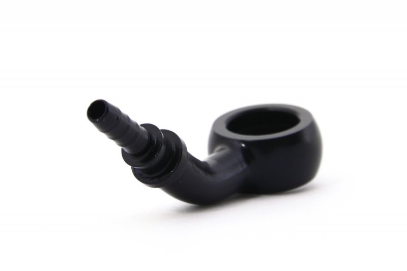 Фитинг banjo d10 mm, 45° D-03 алюминий ЧЕРНЫЙ, под опрессовку S5094-03DBK, Goodridge