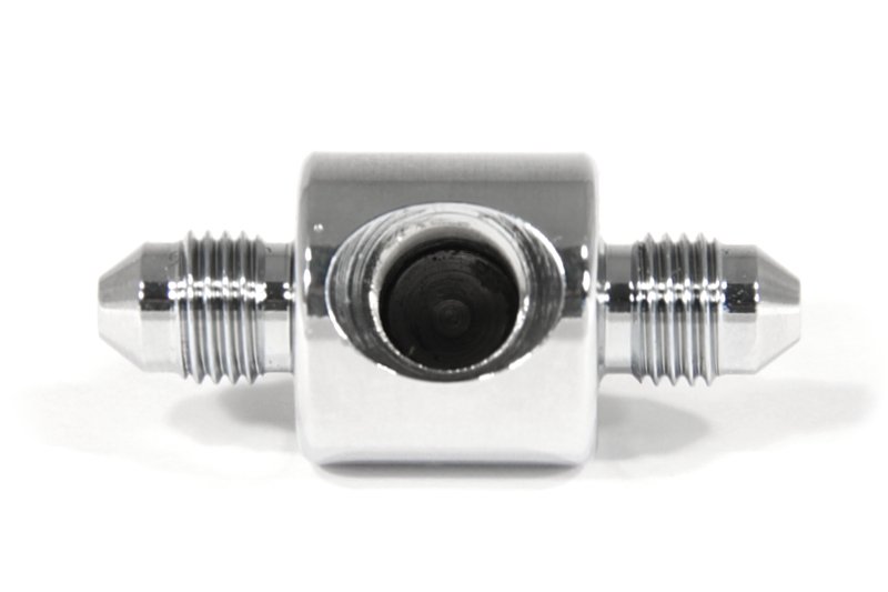 Соединитель тройник под датчик П AN03 - М NPT1/8X27 - П AN03,  хром, Goodridge MCHD-014