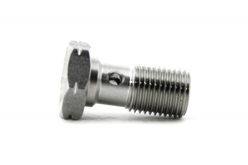 Болт (штуцер) для banjo M10x1 L=20mm  нерж. сталь, Goodridge 992-03-31C