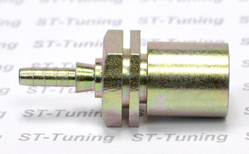 Фитинг мама M10*1 под обратный конус, резьба 7mm D-03 сталь, под опрессовку S757-03-31Z1, Goodridge