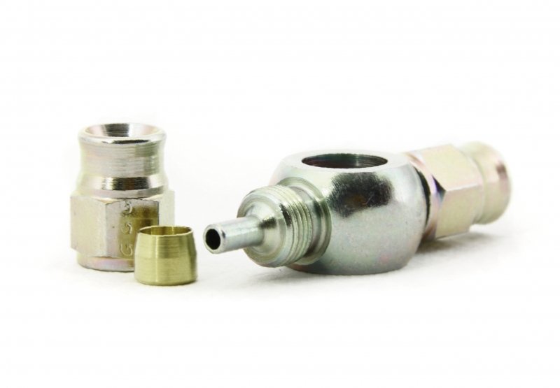 Фитинг banjo d10 mm, проходной D-03 сталь, 5095-03P, Goodridge