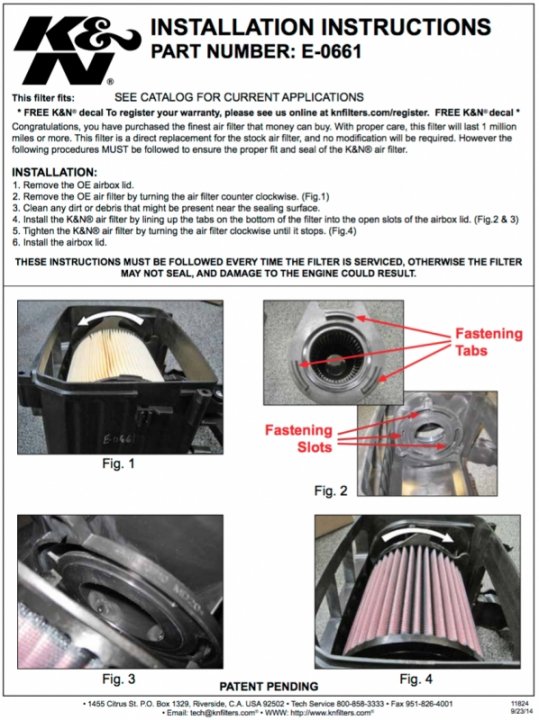 Воздушный фильтр нулевого сопротивления K&N E-0661 MB A45 AMG 2.0L; CLA45 AMG 2.0L