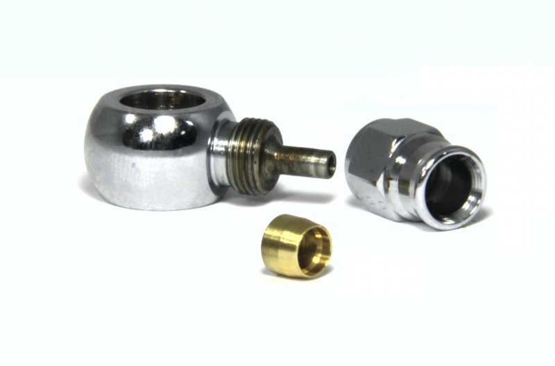 Фитинг banjo d10 mm, короткий D-03, хром 5091-03CH, Goodridge