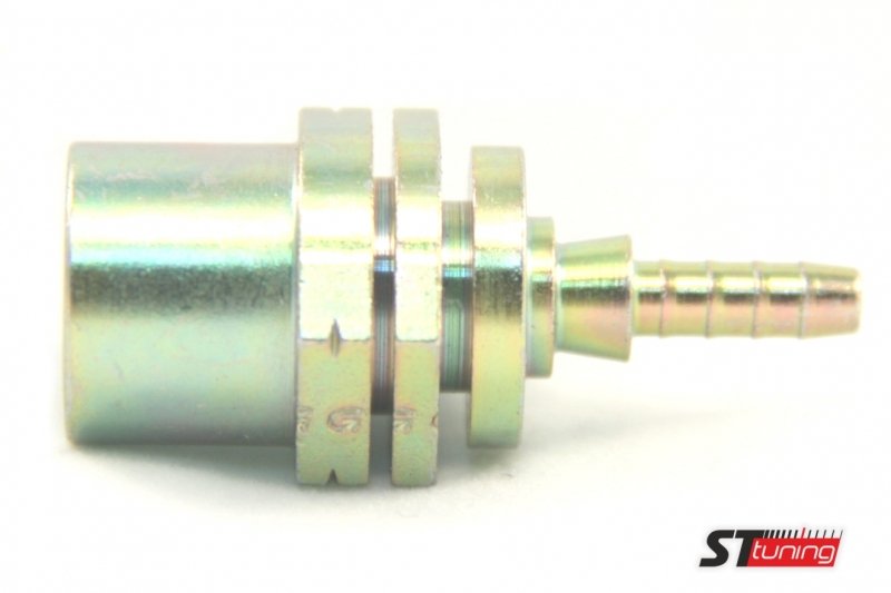 Фитинг мама M10*1 под обратный конус, доп. проточ D-03 сталь, под опрессовку S757-03-31ZE, Goodridge