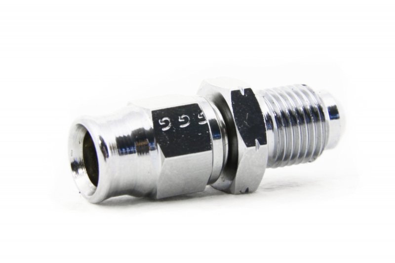 Фитинг папа M10*1 под прямой конус, короткий D-03 хром 445-31CH, Goodridge