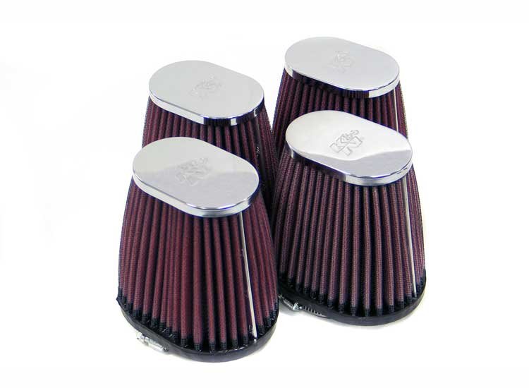 Фильтр нулевого сопротивления универсальный K&N RC-2914   Chrome Filter