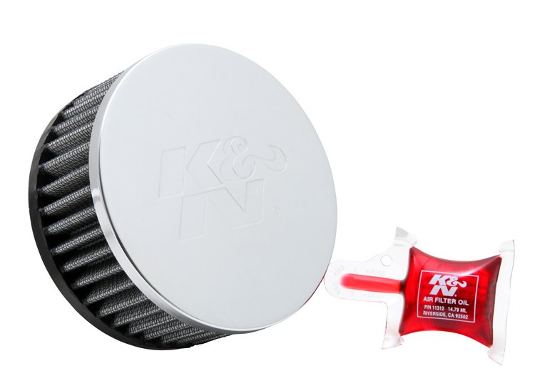 Фильтр нулевого сопротивления универсальный K&N RC-1950   Chrome Filter