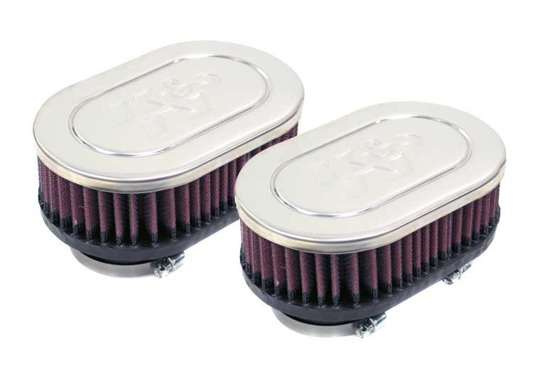 Фильтр нулевого сопротивления универсальный K&N RC-2222   Chrome Filter