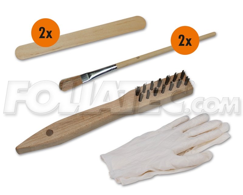 Краска для суппортов FOLIATEC красная NEON, трёхкомпонентная (2185)