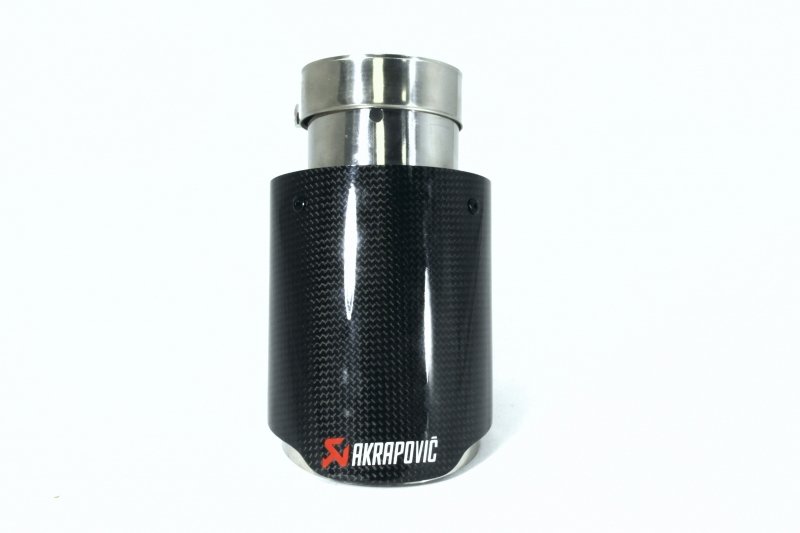 Насадка на глушитель, дизайн AKRAPOVIC EVO G карбон, D посадочный 57 мм / D наруж 90 мм AC15790EVG