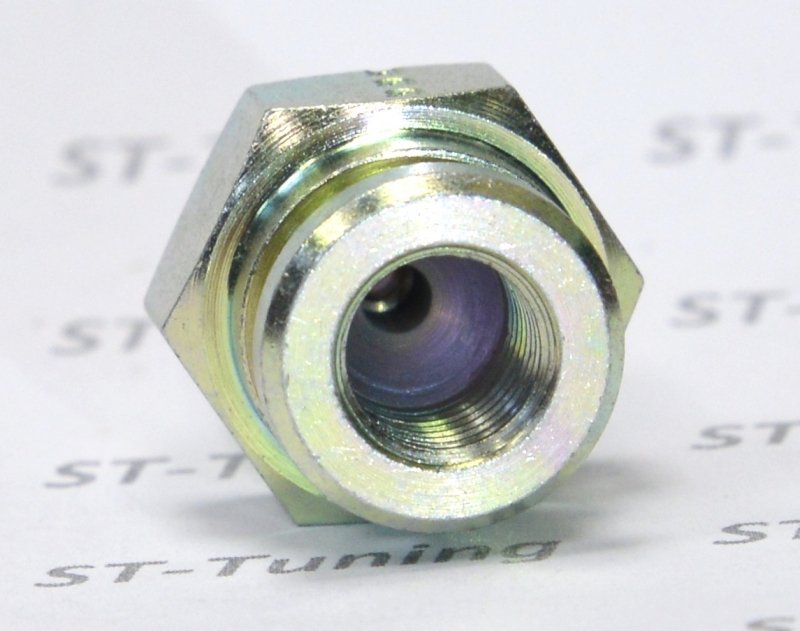 Фитинг мама AN-03 3/8X24 под прямой конус, под ключ 19mm D-03 сталь 758-03-03P, Goodridge