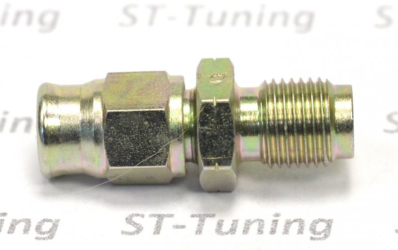 Фитинг папа M10*1 под обратный конус, короткий D-03 сталь 442-31P, Goodridge