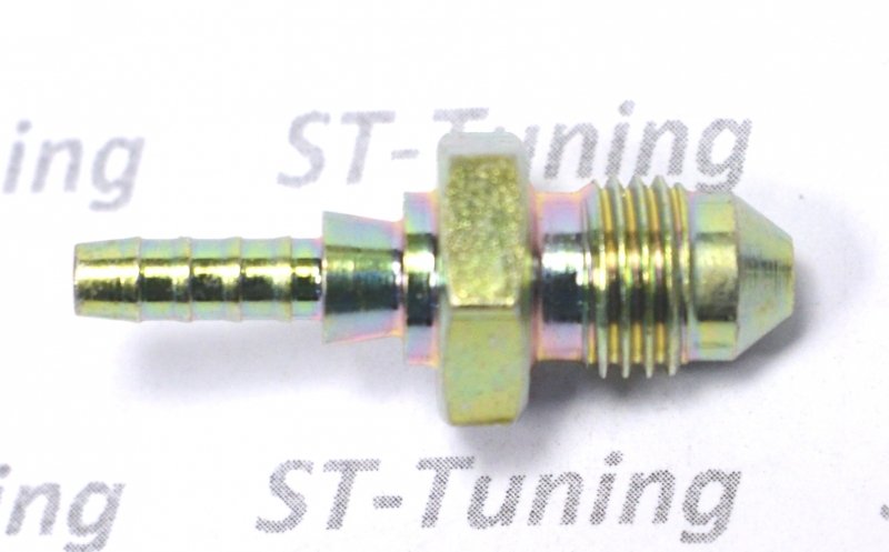 Фитинг папа AN-03 3/8Х24 под прямой конус, короткий D-03 сталь, под опрессовку S441-03Z, Goodridge