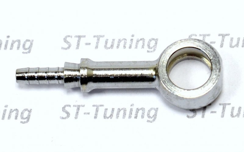 Фитинг banjo d10 mm, длинный D-03 хром, под опрессовку S5092-03CH, Goodridge