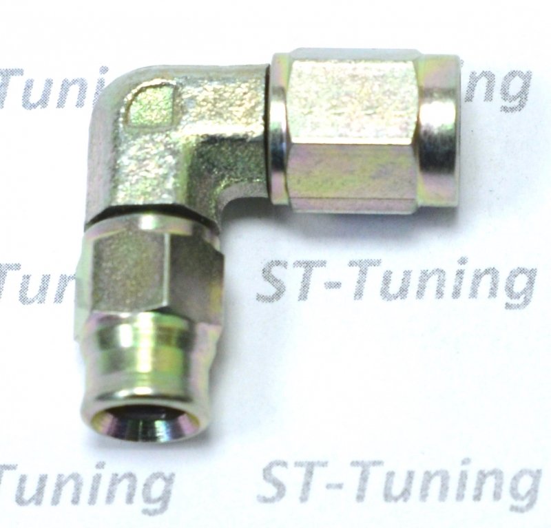 Фитинг мама AN-03 3/8X24 под прямой конус, 90° D-03 сталь 6090-03P, Goodridge