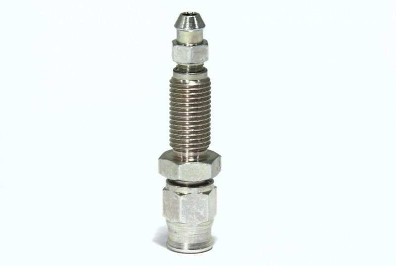 Фитинг папа AN-03 3/8X24 c прокачным штуцером, длинный D-03 сталь 443-03BNP, Goodridge