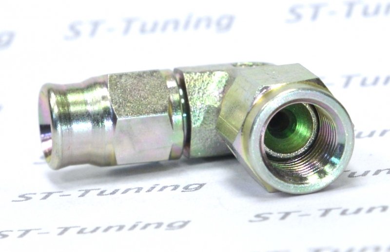 Фитинг мама AN-03 3/8X24 под прямой конус, 90° D-03 сталь 6090-03P, Goodridge