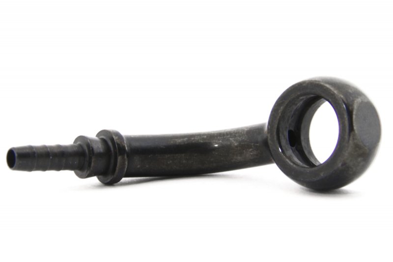 Фитинг banjo d10 mm, 70° D-03 нерж. сталь ЧЕРНЫЙ, под опрессовку S5070-03CBK, Goodridge