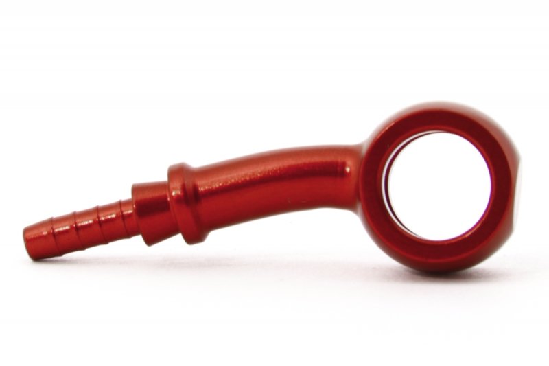 Фитинг banjo d10 mm, 20°, вбок D-03 алюминий КРАСНЫЙ, под опрессовку S5097-03DRD, Goodridge