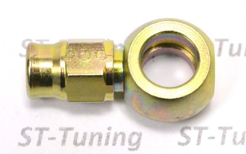 Фитинг banjo d10 mm, короткий D-03, сталь 5091-03P, Goodridge