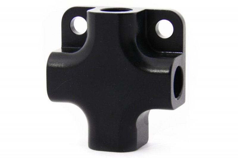 Соединитель четыре входа Goodridge М-М-М-М (M10x4 входа) female прямой конус алюминий, 2206-31D