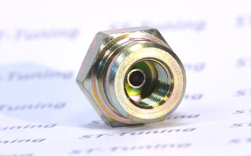Фитинг мама AN-03 3/8X24 под обратный конус, 19mm D-03 сталь, под опрессовку S759-03-03Z, Goodridge