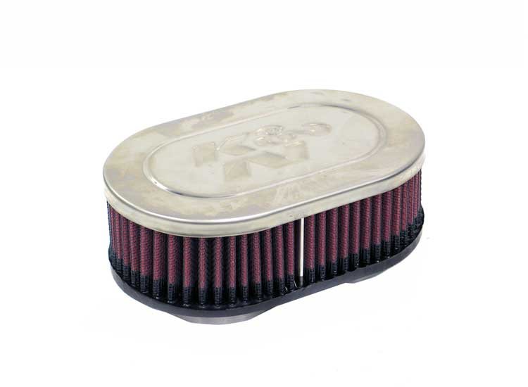 Фильтр нулевого сопротивления универсальный K&N RC-2370   Chrome Filter