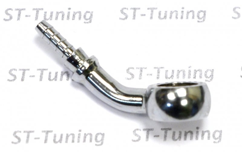Фитинг banjo d10 mm, 45° D-03 хром, под опрессовку S5094-03CH, Goodridge