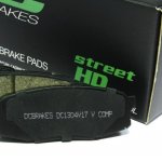 КОМПЛЕКТ ЗАДНИЙ:Тормозные диски DBA 42723S T3+колодки DC brakes sHD Toyota  LC 200, Lexus LX570,450D