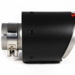 Насадка на глушитель, дизайн AKRAPOVIC EVO карбон, D посадочный 57 мм / D наруж 114 мм AC157114EV
