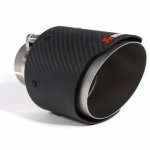 Насадка на глушитель, дизайн AKRAPOVIC EVO карбон, D посадочный 57 мм / D наруж 101 мм AC157101EV