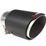 Насадка на глушитель, дизайн AKRAPOVIC EVO карбон, D посадочный 63 мм / D наруж 90 мм AC16390EV