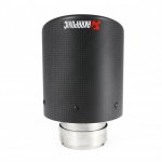Насадка на глушитель, дизайн AKRAPOVIC карбон, D посадочный 63 мм / D наруж 114 мм AC163114